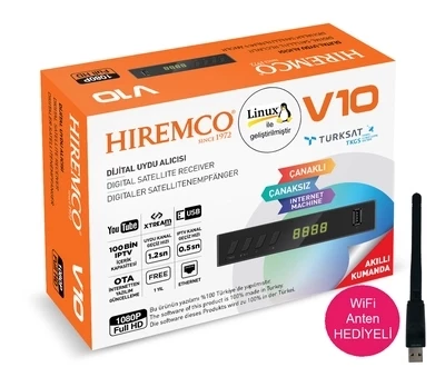 HİREMCO V10 WİFİ IP TV RJ45 GİRİŞLİ DİJİTAL EKRAN