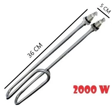 ENDER Kıvrık Model 2000w Semaver Çaymatik Çay Kazanı Rezistansı 220 V 8.5 ? Cr-Ni - 2