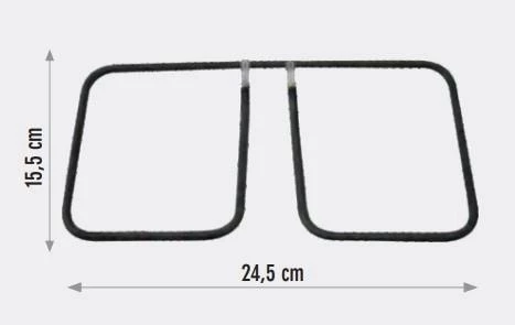 ENDER Uzun Tost Rezistansı 900w 110v 6.5? CR-Nİ Krom