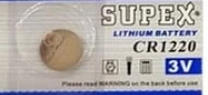 SUPEX CR-1220 Lityum 3v 3 Volt Kumanda Pili Para Düğme Pil (1 Adet Fiyatıdır) - 3