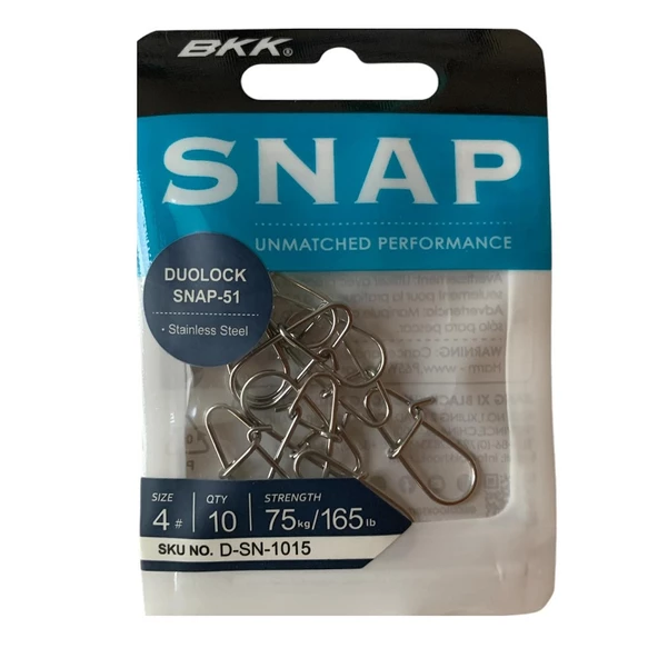 BKK Duolock Snap-51 Klips No:4 (10'lu Paket)