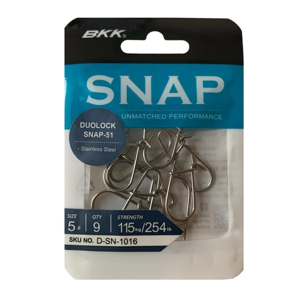 BKK Duolock Snap-51 Klips No:5 (9'lu Paket)