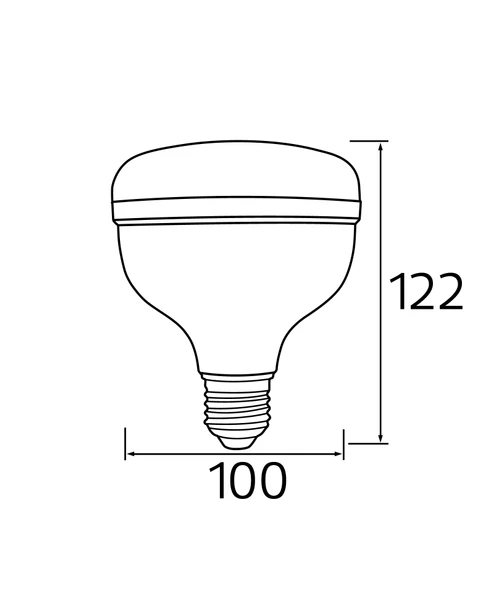 HOROZ CRYSTAL-50 50W LED Torch Ampul Beyaz Işık Yüksek Lümen 5000lm  6400K - 2