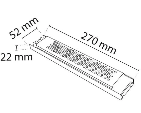 NOAS SÜPER SLİM 12V 25A LED TRAFOSU 300W - 2