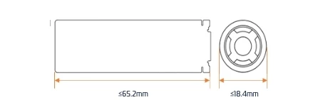 ASPİLSAN 18650 3.7V 2800mAh Lİ-İON ŞARJLI PİL - 3