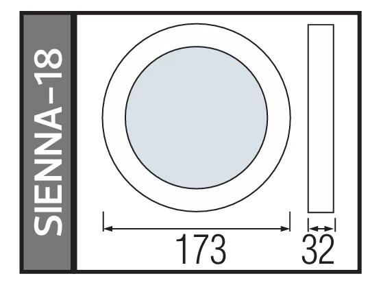 HOROZ 18W YUVARLAK SIVA ÜSTÜ LED SPOT BEYAZ KASA 7000K - 2
