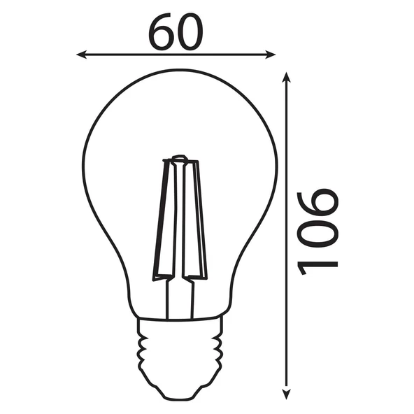 HOROZ 10W RUSTİK LED AMPUL E-27 6400K BEYAZ - 2