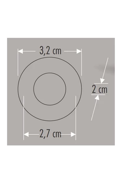 CATA 1,5 W POWER LED YILDIZ SPOT SİYAH 3500K - Resim 3