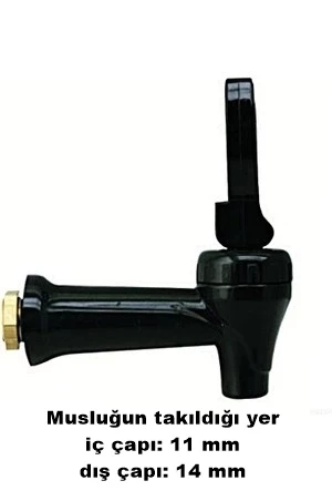 ENDER Büyük Plastik Semaver Musluğu Erkek (Göstergesiz Dıştan Dişli) - Resim 2