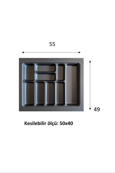 55x49 Eco Lüks Modüler Kaşıklık Turk-20354