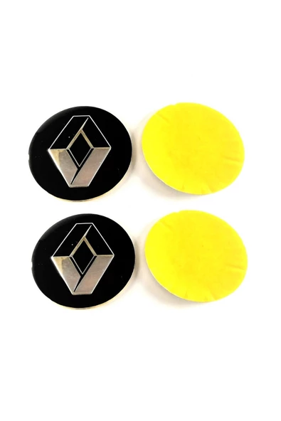 RENAULT Jant Göbek Arması Yapıştırma 4 Adet56mm