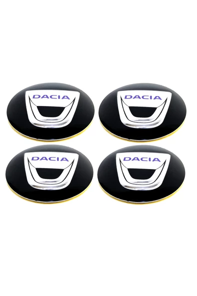 DACIA Jant Göbek Arması Yapıştırma 4 Adet 56mm
