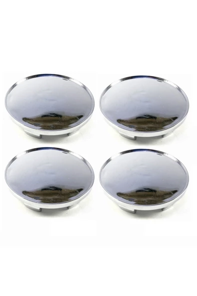 VOSSEN UNIVERSAL Krom Jant Göbek Arması 69mm-63mm 4 Adet