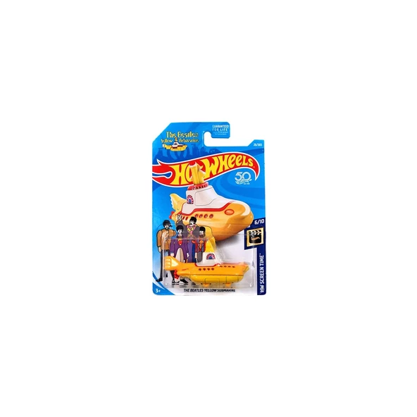 FLM Lisanslı Hot Wheels The Beatles Yellow Submarine