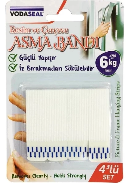 RESİM VE ÇERÇEVE ASMA BANDI 4 LÜ VODASEAL - 2