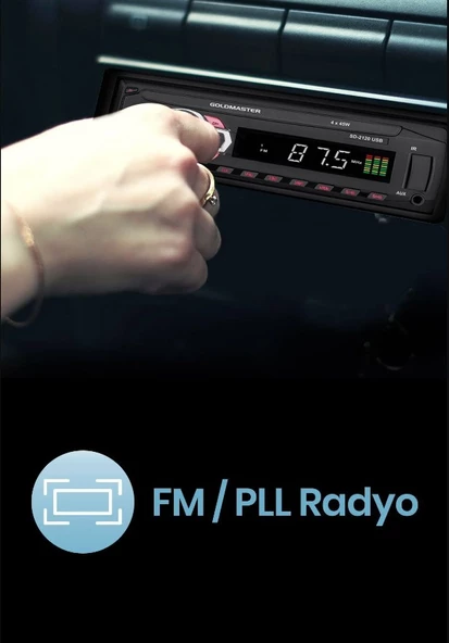 GOLDMASTER SD-2120 USB Oto Teyp - 6