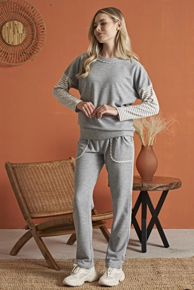 Poleren 8117 Kadın Kışlık Pijama Takımı