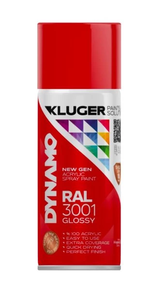 Dynamo Sprey Boya 400ml  Kırmızı