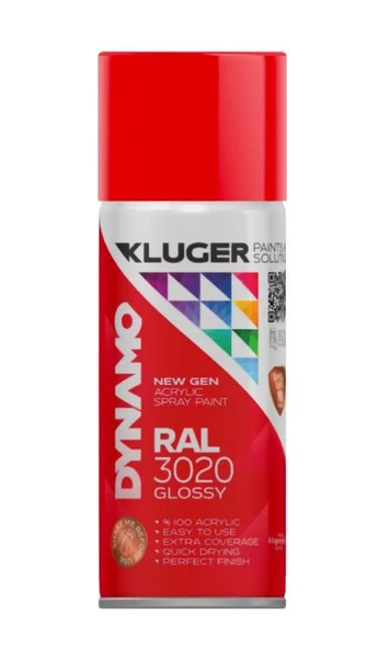 Dynamo Sprey Boya 400ml  BayrakKırmızı