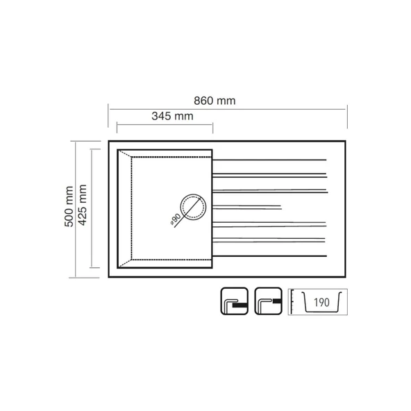 Real Stone P004 Antrasit Eviye-Abant Antrasit Batarya - 4