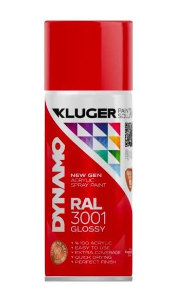 Dynamo Sprey Boya 400ml  Kırmızı ürün görseli