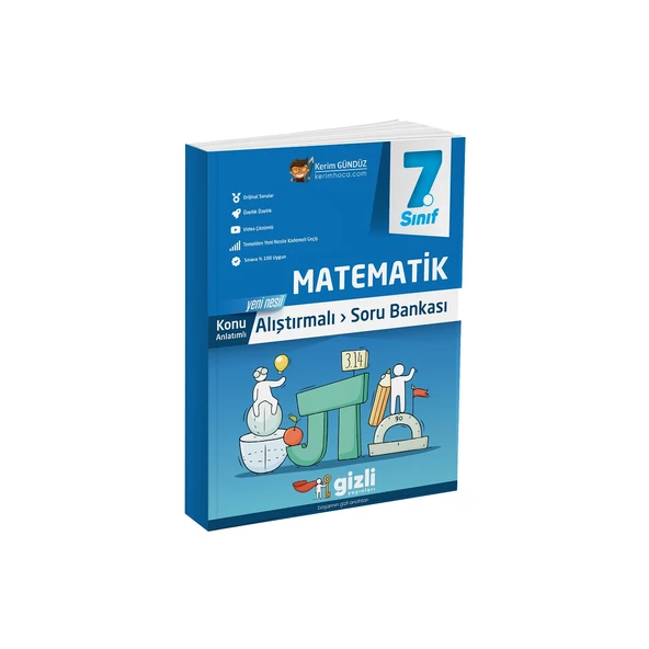 Gizli Yayınları Matematik 7.Sınıf  Konu Anlatımlı Soru Bankası ürün görseli