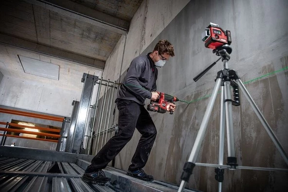 FLEX  Alc 3/360-g/r 10.8 Alıcı Modlu 360 Derece Çapraz Çizgili Yeşil Işıklı - 7