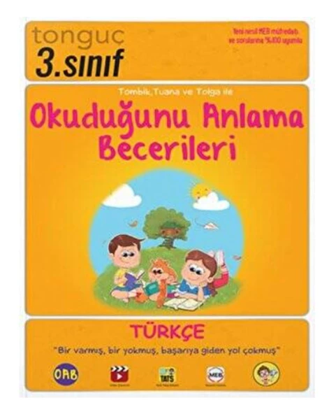 Tonguç 3.Sınıf Okuduğunu Anlama Becerileri Türkçe