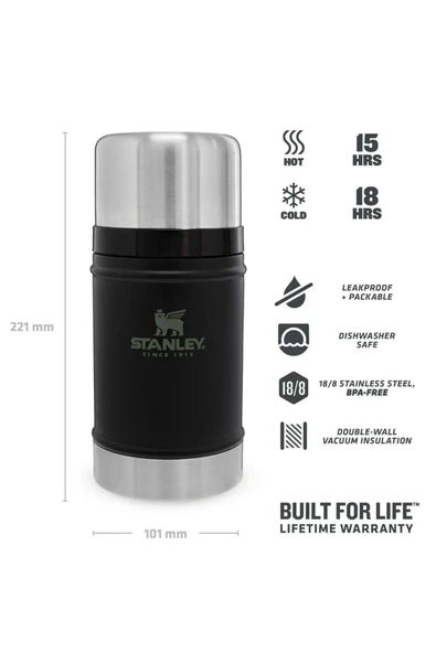 Stanley Klasik Vakumlu Çelik Yemek Termosu 0.70 Lt - 5