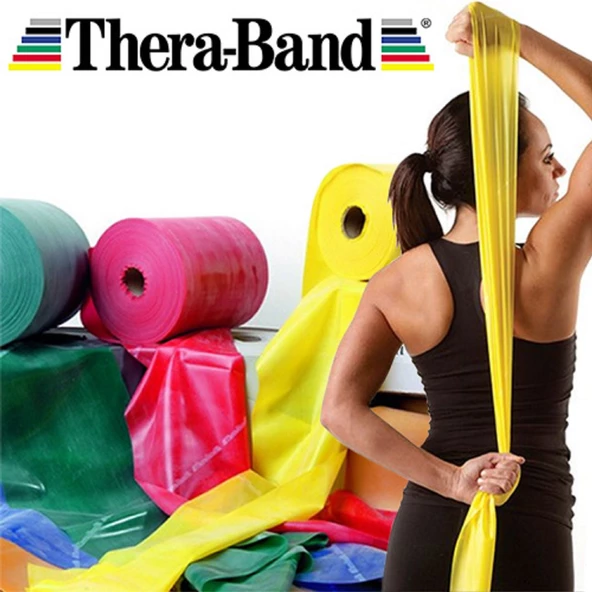 Theraband Sarı Egzersiz Pilates Bandı