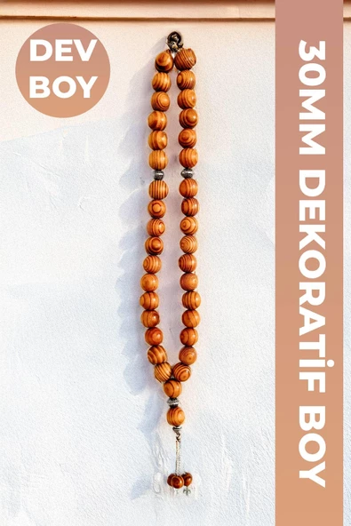 Dev Boy Dekoratif Amaçlı Bambu Ağacı Tesbih - 3