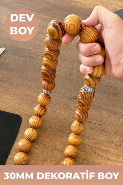 Dev Boy Dekoratif Amaçlı Bambu Ağacı Tesbih - 2
