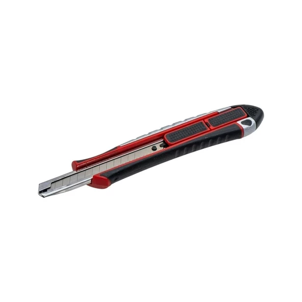 İzeltaş Pro Metal Gövde Emniyetli Otomatik Kilitli Maket Bıçağı 9mm