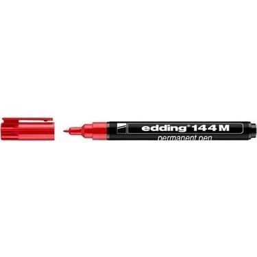 Edding E-144 M Asetat Kalemi   Kırmızı