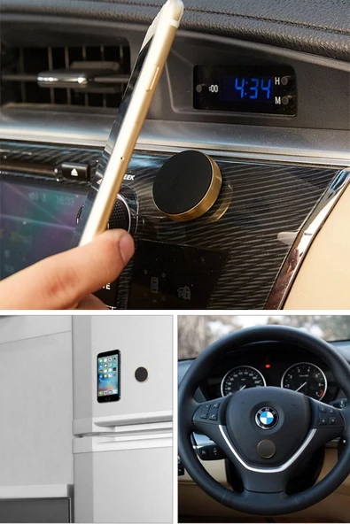 Periboia Torpidoya Yapışan  Manyetik Araç İçi Telefon Tutucu Çok Amaçlı Güçlü Mıknatıs Tutucu - 5