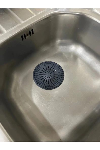 Periboia Yuvarlak  Süzgeçli Silikon Mutfak  Lavabo Ve Küvet Süzgeci Gider Süzgeci - Resim 2
