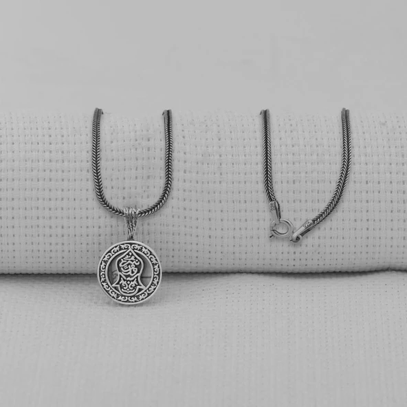 Cevşeni Kebir Dualı 925 Ayar Gümüş Kolye - Resim 2