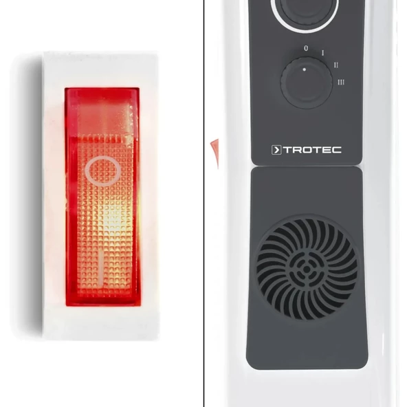 Trotec TRH 22 E Yağlı Radyatör 2400 W 9 Dilim Fanlı - 5