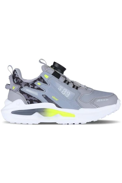 Vicco Code 346.F24K.329-18 Anatomik Taban Erkek Çocuk Spor Ayakkabı Gri 31-35 - 3
