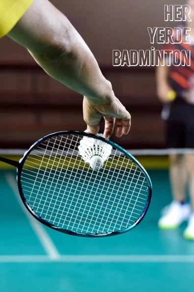6 Adet Badminton Topu Semi-Pro Dengeli Hız Başlangıç Kutulu Mantar Kafa Deluxe Top Seti Beyaz 620 - 5
