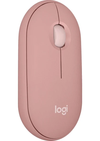 Logitech M350 Pebble 2 Bluetooth Kablosuz Sessiz Kompakt Mouse - Pembe