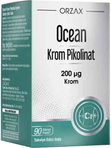 OCEAN KROM PIKOLINAT 200 MCG 90 KAPSÜL ürün görseli 1