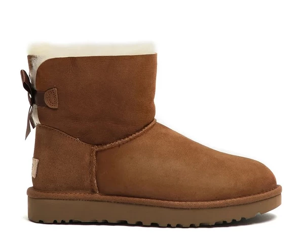 UGG Women Mini Bailey Bow II Kestane Kahverengi Çizme