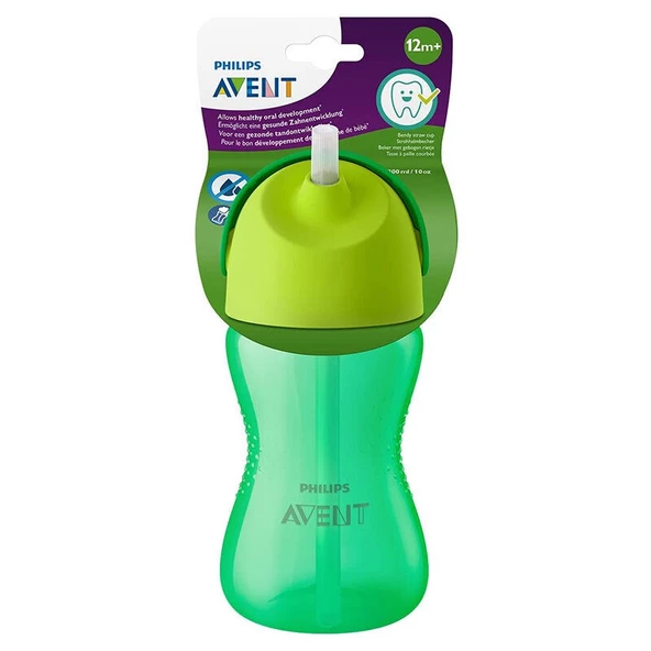 Philips Avent SCF798/01 Damlatmaz Pipetli Bardak 300 ml Yeşil