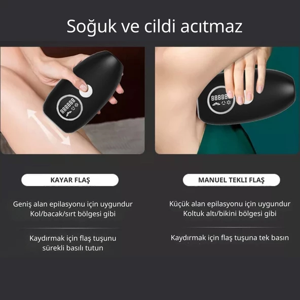 SHINE HP-03 Buz Lazer Epilasyon El Tipi ipl Tüy Alma Cihazı - 5