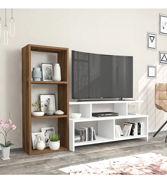 DEREN TV ÜNİTESİ CEVİZ