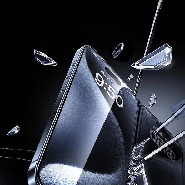 Apple iPhone 16 Pro Wiwu GT-017 Safir Kaplama Çizilmeye Dayanıklı Temperli Cam Ekran Koruyucu - Resim 6