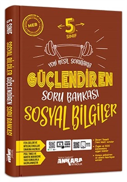 Ankara Yayıncılık 5. Sınıf Sosyal Bilgiler Güçlendiren Soru Bankası