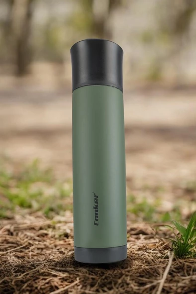 Digithome Soldier Paslanmaz Çelik Termos 0,50 Lt Yeşil - CKR2062 C320.025 - HYT - 4