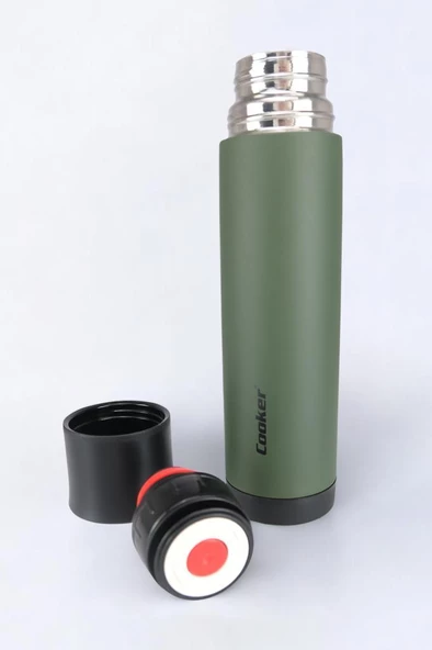 Digithome Soldier Paslanmaz Çelik Termos 0,50 Lt Yeşil - CKR2062 C320.025 - HYT - 3